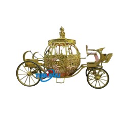 Wedding Carriage Manufacturer - Gold Electric Pumpkin Carriage