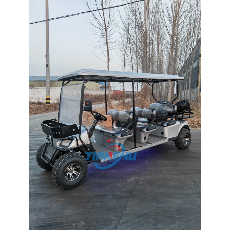 Golf Cart Factory - 48V Lithium 4+2 Seat Hunting Buggy