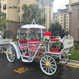 Wedding Carriage Factory - Pink Sightseeing Pumpkin Carriage