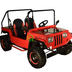 Mini Jeep Manufacturer - Red Custom 2 Seater Electric