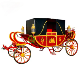 Princess Carriage Factory - Pink Blue Colorful Horseless