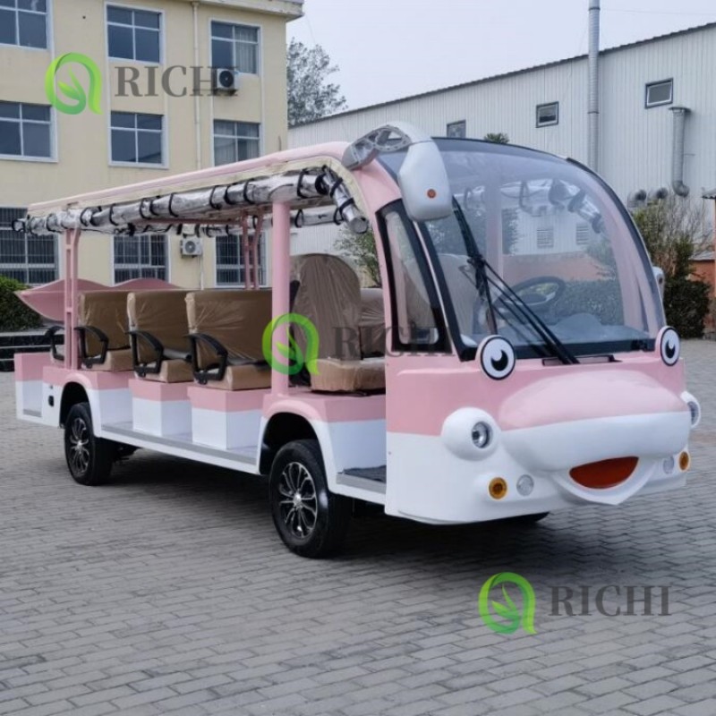 Electric Sightseeing Bus Manufacturer - Utility Durable Enclosed