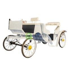 Sightseeing Carriage Manufacturer - Luxury Pink Steel Cart