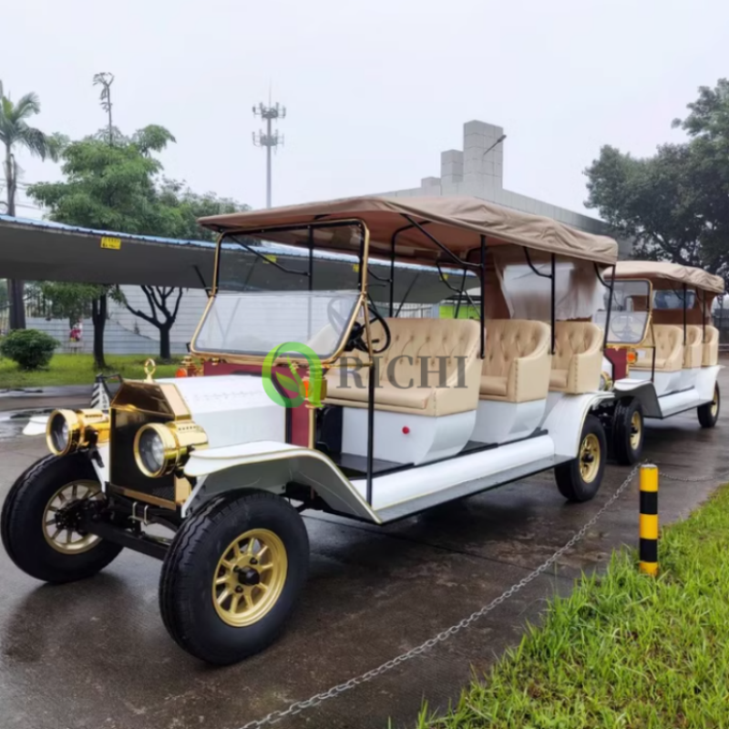 Electric Classic Car Manufacturer - 5 Seater Roof Bluetooth