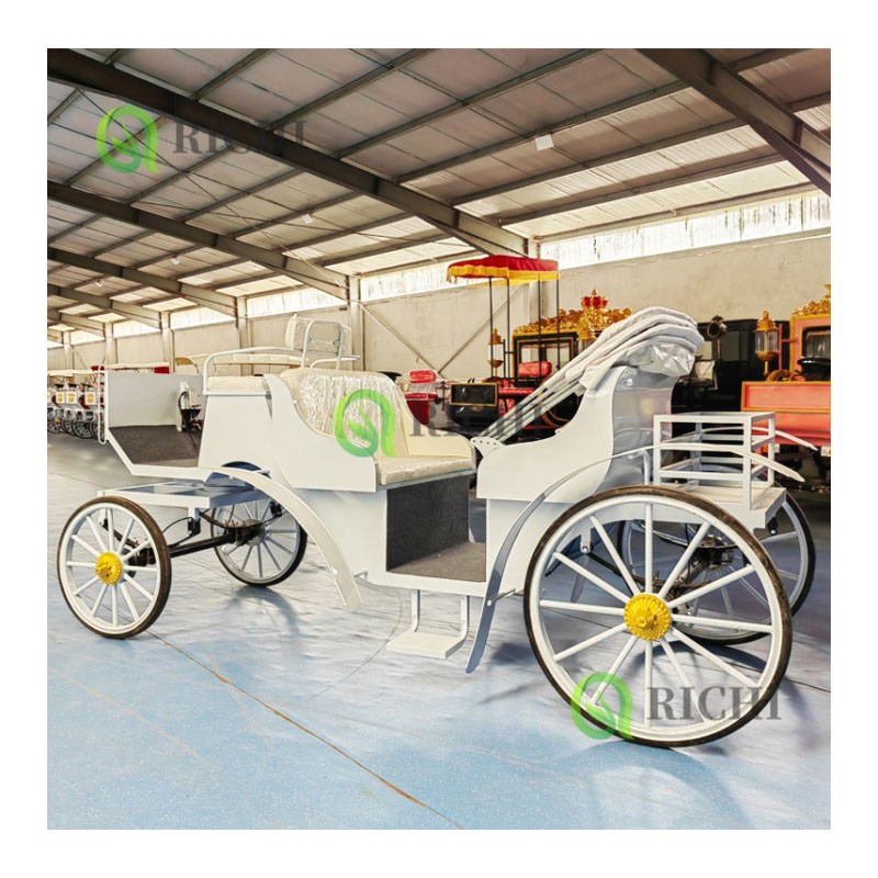 Sightseeing Carriage Manufacturer - Luxury Pink Steel Cart