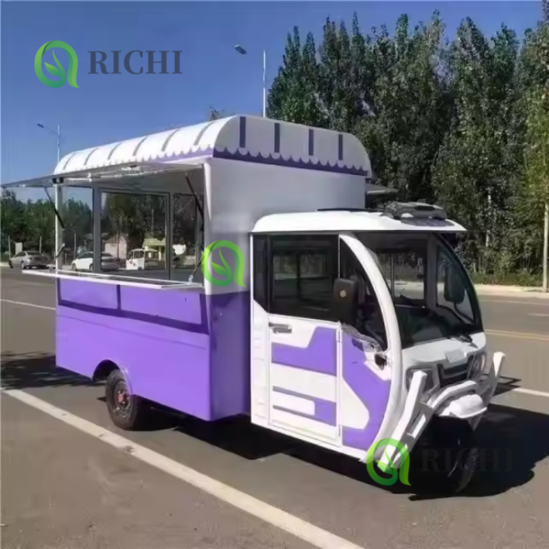 Coffee Food Van Manufacturer - 3 Wheel Tricycle Street Food