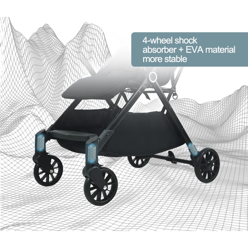 Baby Stroller Manufacturer - Compact 2-in-1 Lightweight Buggy