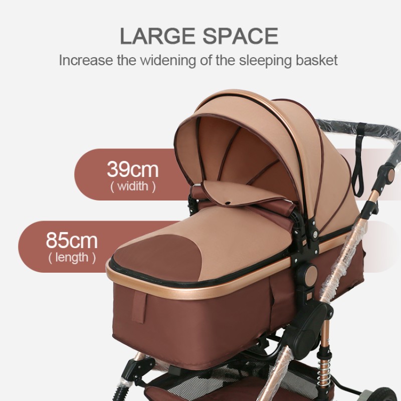 Baby Pram Factory - 3-in-1 Foldable Alloy Material
