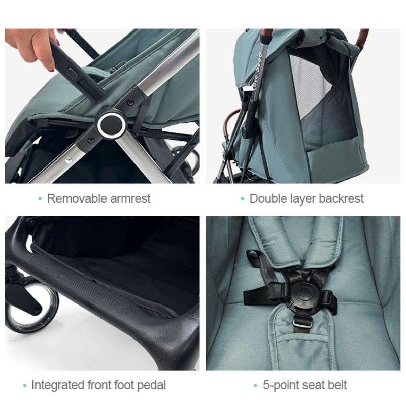 Baby Stroller Manufacturer - 2 in 1 Portable Folding