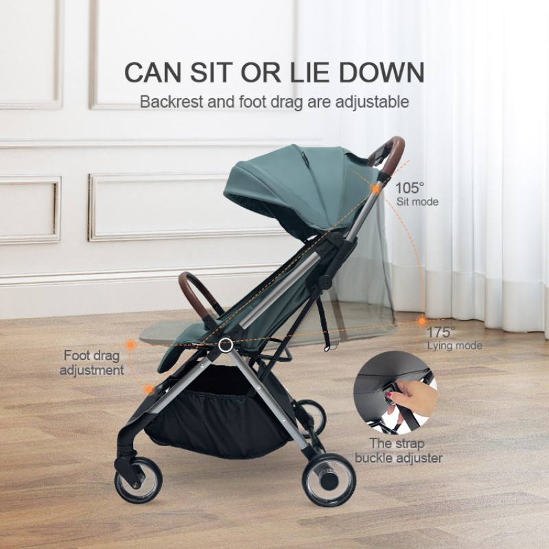 Baby Stroller Manufacturer - 360 Rotation Aluminum Folding