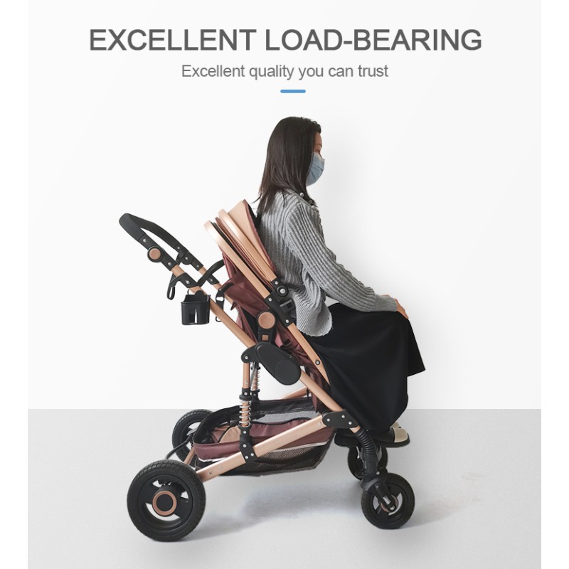 Baby Stroller Manufacturer - 3 in 1 Luxury High Landscape Poussette