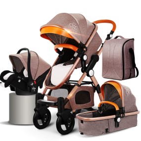 Baby Stroller Factory - 3 in 1 Infant Foldable Pram