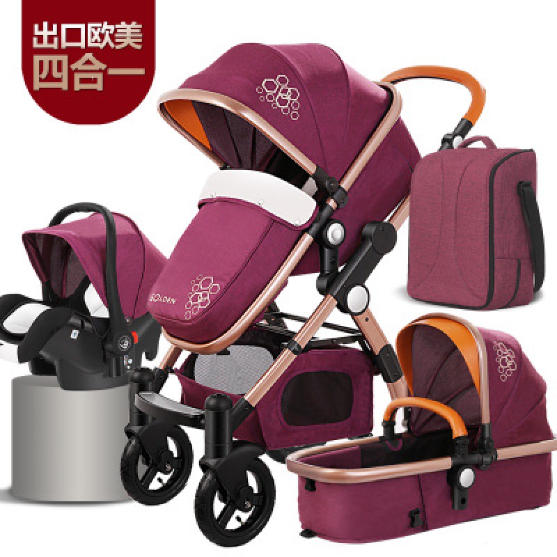 Baby Stroller Factory - 3 in 1 Infant Foldable Pram
