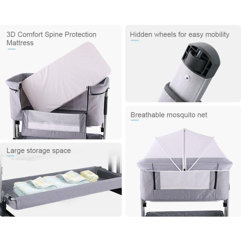 Baby Cot Manufacturer - Adjustable Height Easy-Folding