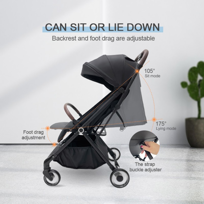 Baby Stroller Factory - Reversible Suitcase Foldable Plane