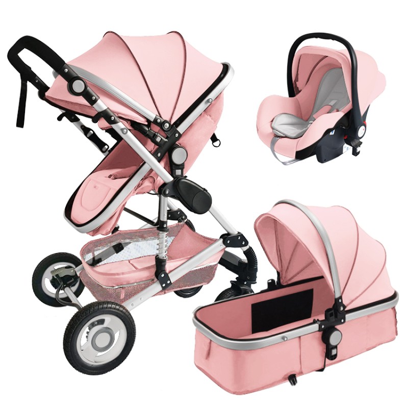 Baby Pram Factory - 3-in-1 Foldable Alloy Material