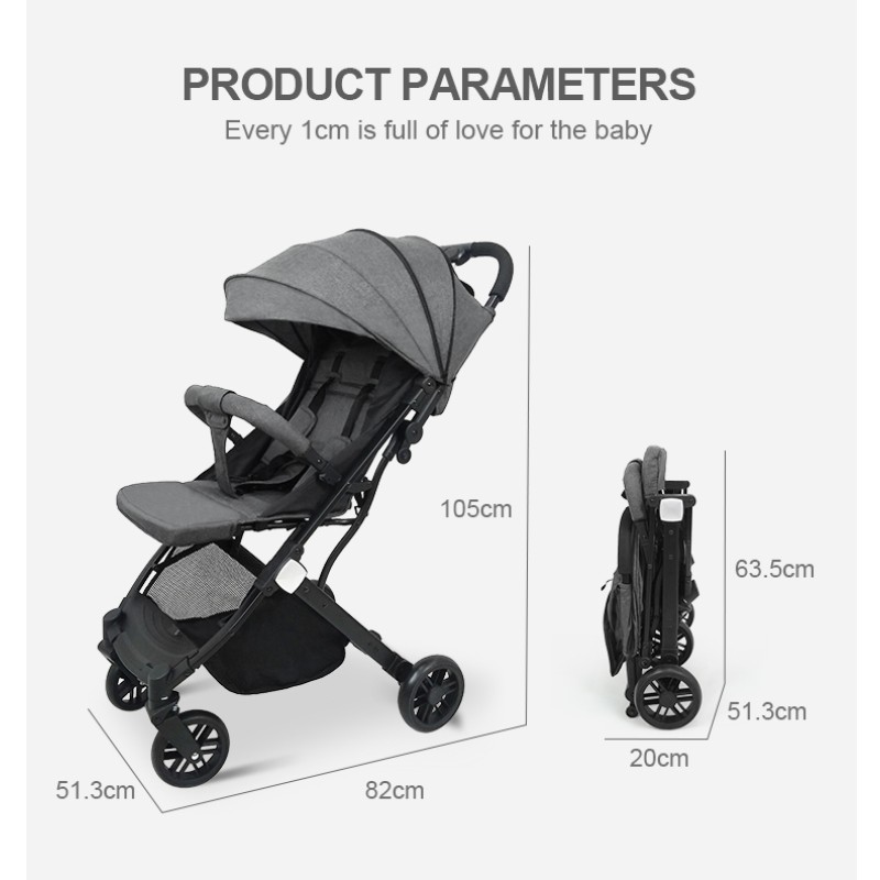 Baby Carriage Manufacturer - Lightweight 2-in-1 Compact