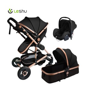 Baby Stroller Factory - 3-in-1 Luxury Pushchair Foldable
