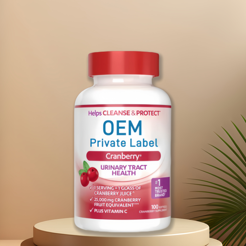 OEM Private Lbel Cranberry Urinary Tract Health Supplement Cranberry Pills Vitamin Softgels