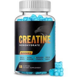 OEM Factory Price Workout Supplement Creatine Mnohydrate Energy Gummy for Muscle Growth Creatine Gummies