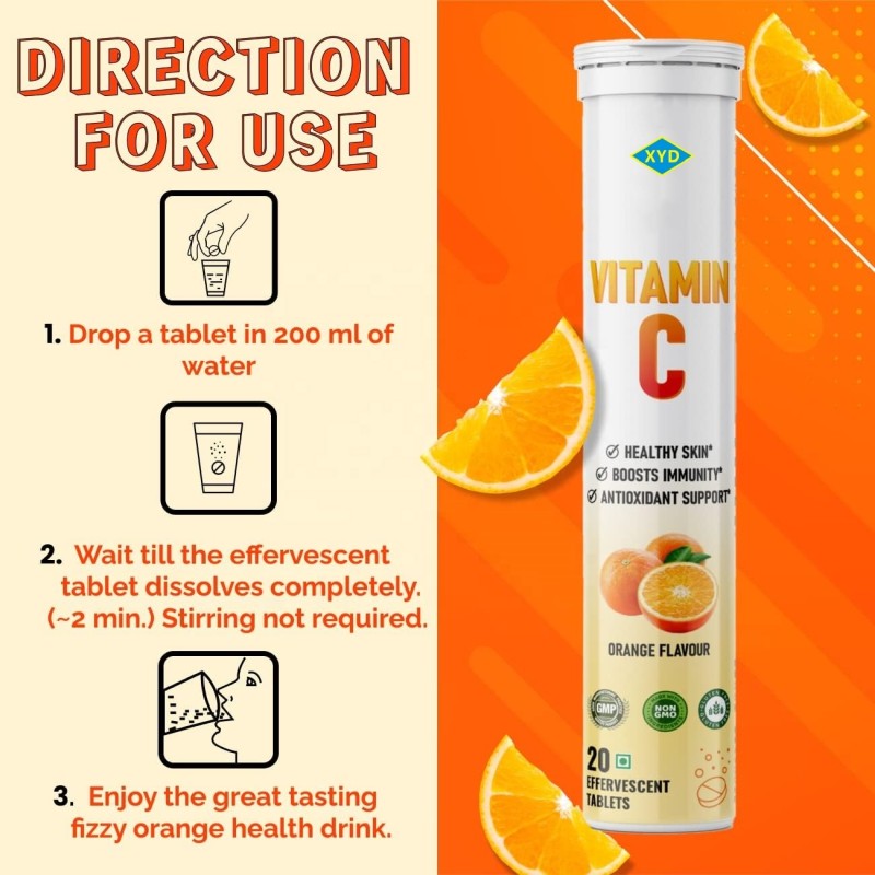 Private Label OEM Customized Formula Vitamin Supplements Vitamin C Effervescent Tablets