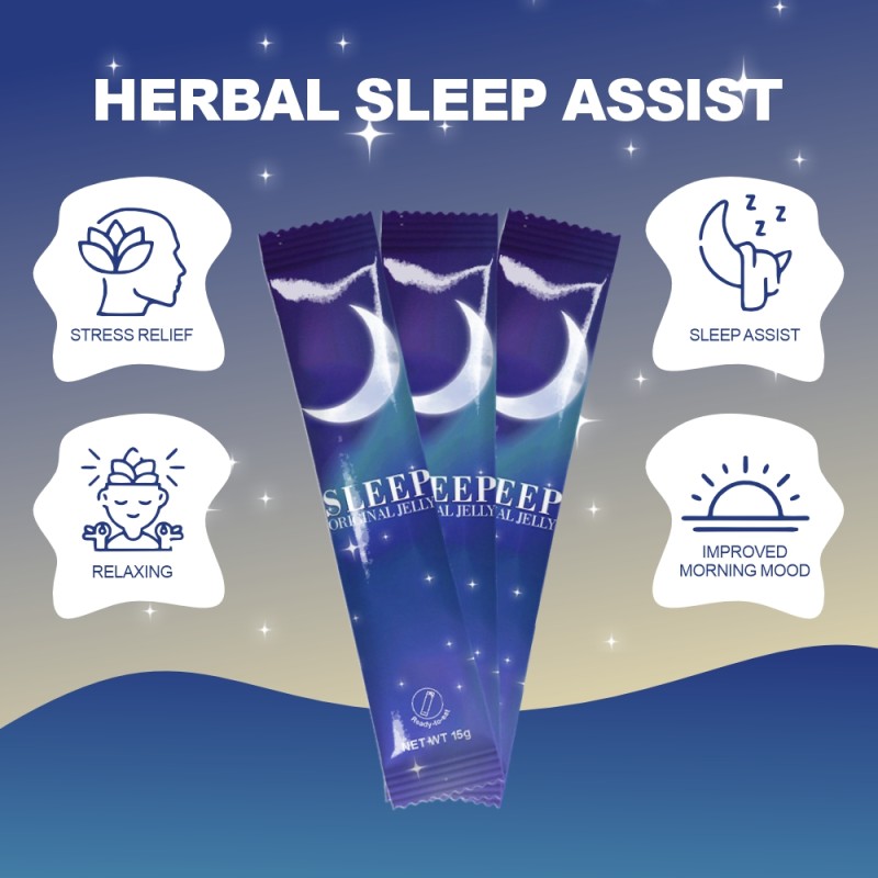 XYD Potential New Products Melatonin Jelly Customized Flavoured Jelly Reducing Stress Promoting Body Relaxation