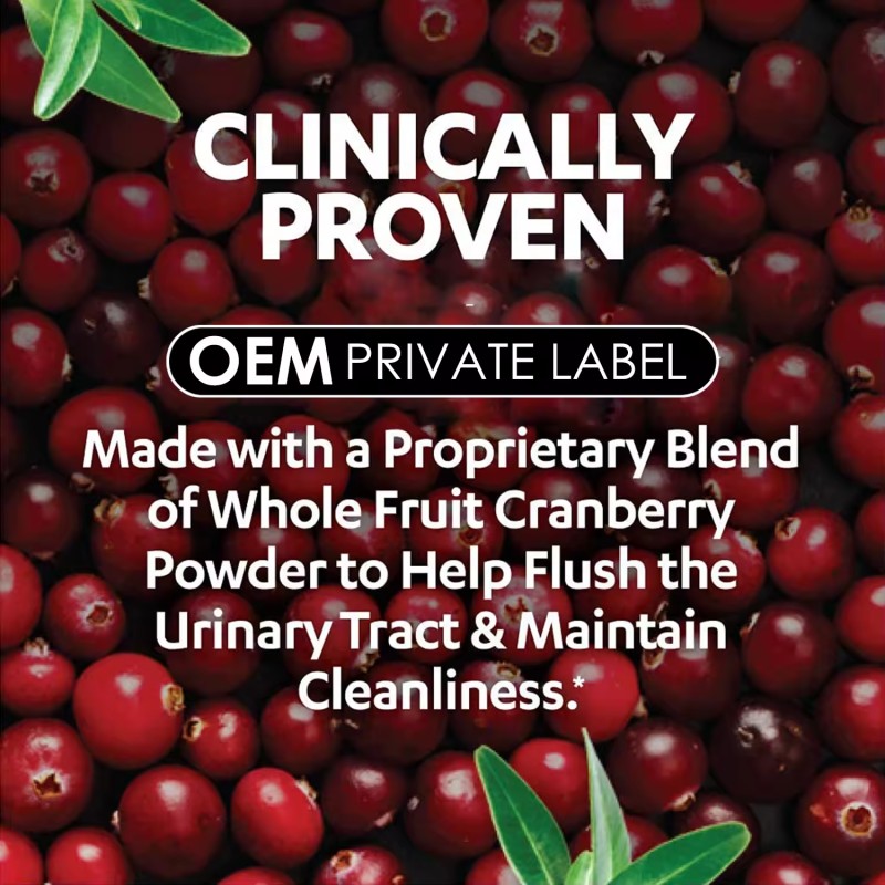 OEM Private Lbel Cranberry Urinary Tract Health Supplement Cranberry Pills Vitamin Softgels