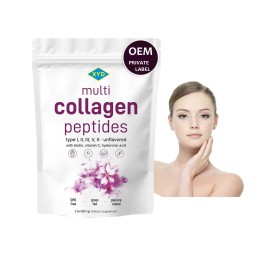 OEM Collagen Peptides Powder Hydrolyzed Collagen Powder for Hair, Skin, Nail,Grass-Fed Collagen Supplements for Women and Men