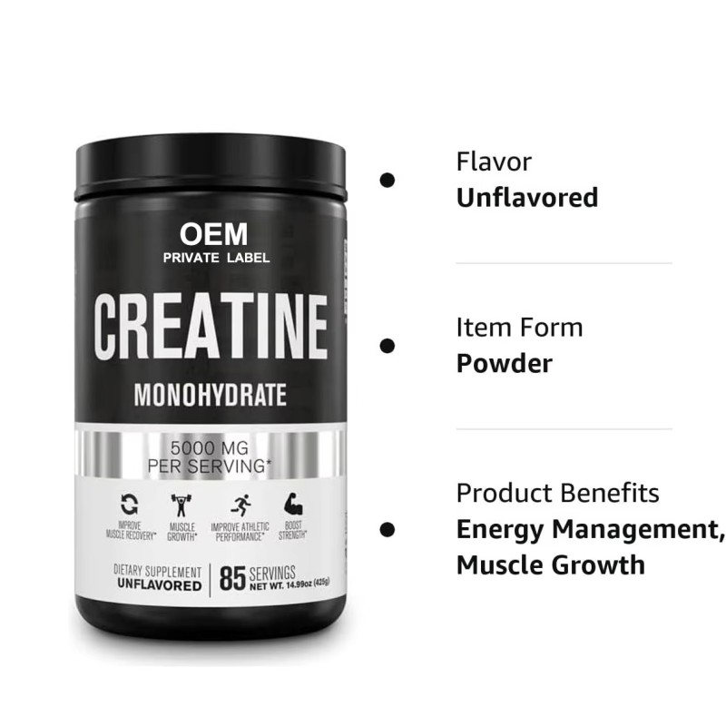 OEM Factory Price Creatine Monohydrate Energy Drink Sports Nutrition Creatine Effervescent Tablets for Running & Cycling