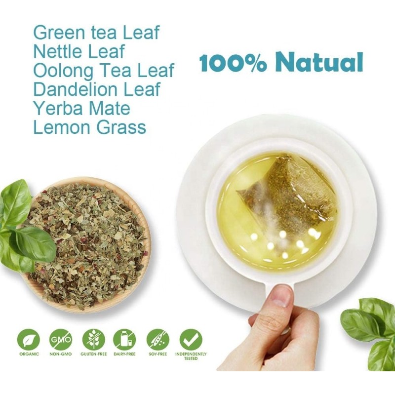 OEM Natural Chinese Weight Control Tea 28 Days Tea Fast and Strong Effect Herbal Tea with Moringa