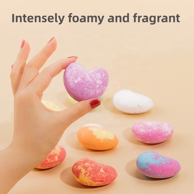 XYD Customize Package  Colorful  Bubble Bath Gift Set Custom SPA Fizzy Vegan  Bath Bombs for Holiday Gifts for Children and Mom