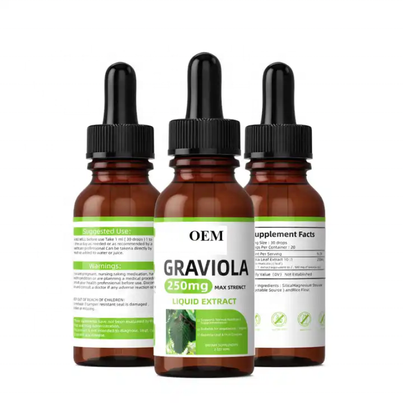 OEM Private Label  Organic Graviola Oil Soursop Oil Guanabana Oil Annona Muricata Wholesale Bulk Price