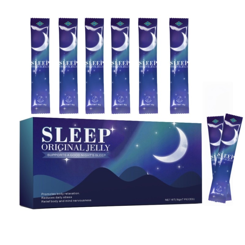XYD Potential New Products Melatonin Jelly Customized Flavoured Jelly Reducing Stress Promoting Body Relaxation