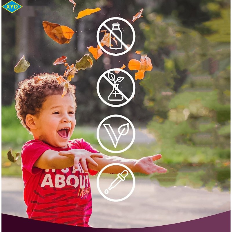 OEM Private Label  Oral Liquid Kids Probiotic Drops with Lactobacillus Acidophilus Probiotic