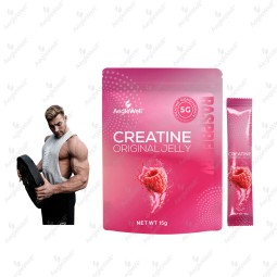AegleWell Creatine Monohydrate Jelly for Men & Women Creatine Jelly Pre-Work Out for Muscle Strength Energy boost Custom Flavour