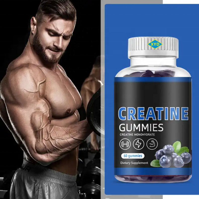 OEM Private Label Creatine Monohydrate Gummies Pre Workout Gummies for Muscle Growth Pills