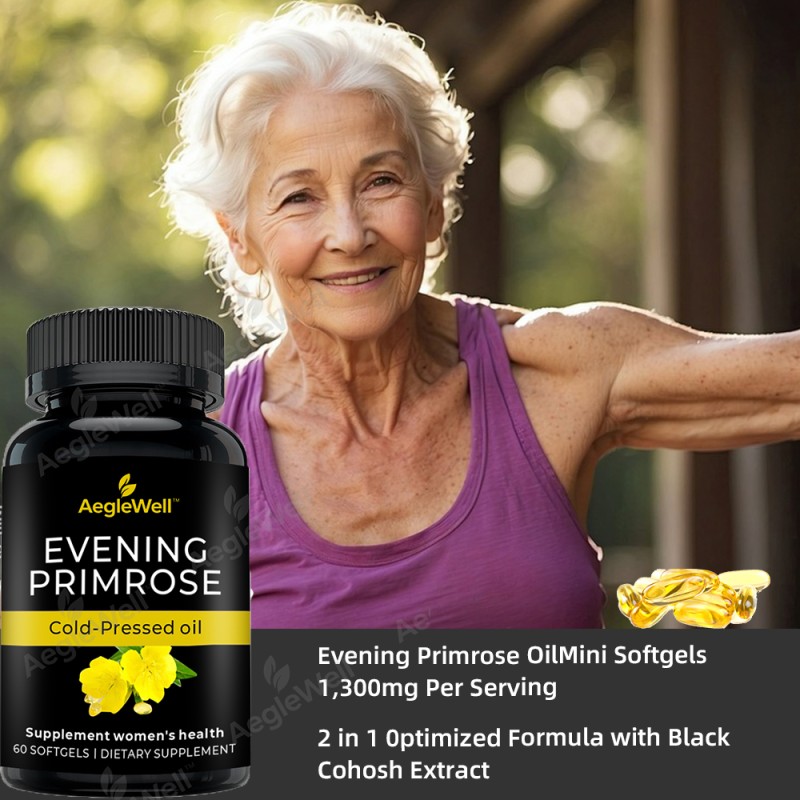 OEM Evening Primrose Oil Capsules Premium Evening Primrose Oil Liquid Softgels