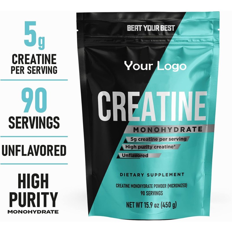 OEM Private Label Food Additives Creatine Monohydrate Powder CAS 6020-87-7 Bulk Creatine Monohydrate