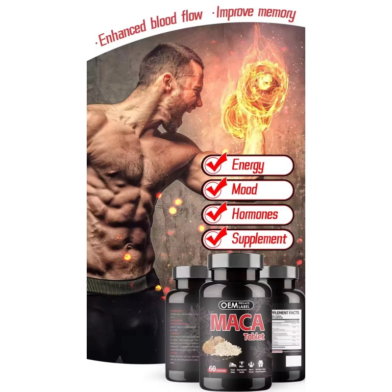 Best Selling Black Maca Pills for Butt Hips Enhancement Butt Enlargement Products Butt Tablets