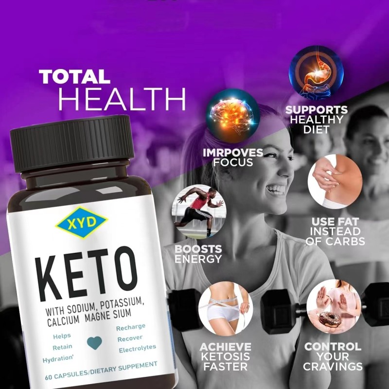 OEM Food Grade Healthy Weight Management Keto Capsules  Keto Pills for Adults