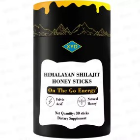 Private Label Shilajit Honey Sticks, Pure Himalayan Resin, Organic Honey SHILAJIT Honey Sticks for Men & Women