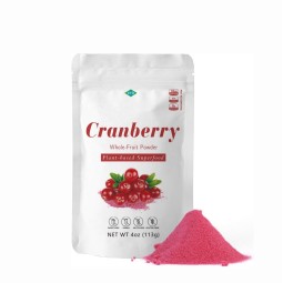 Private Label OEM Cranberry Fruits Collagen  Drink Supplement Herbal Supplements Pink Powder