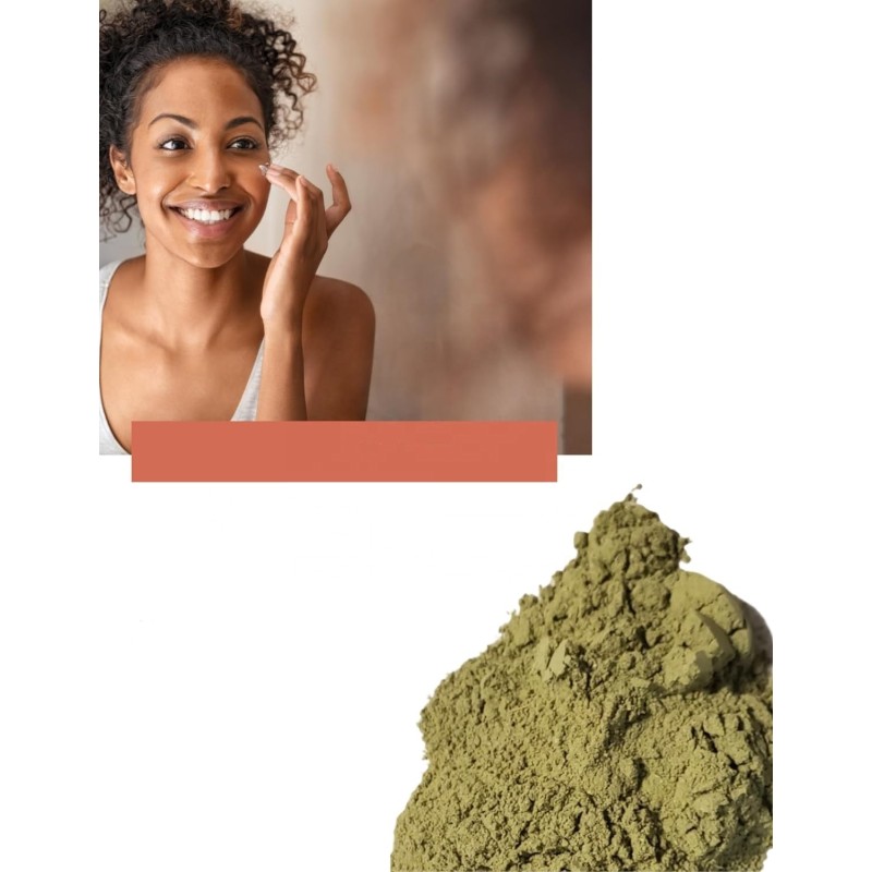 OEM Private Label Wholesale Cosmetic Grade Herb Extract Powder Detox Face Film Qasil Leaf Powder Qasil Powder Natural