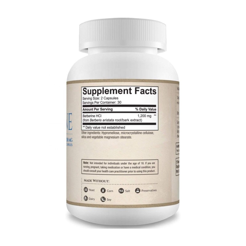 OEM Private Label Berberine Capsules for Health Good Gastrointestinal Digestion Capsules