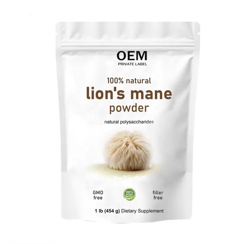 OEM Private Label Organic Lions Mane Mushroom Supplement Powder Lions Mane Powder