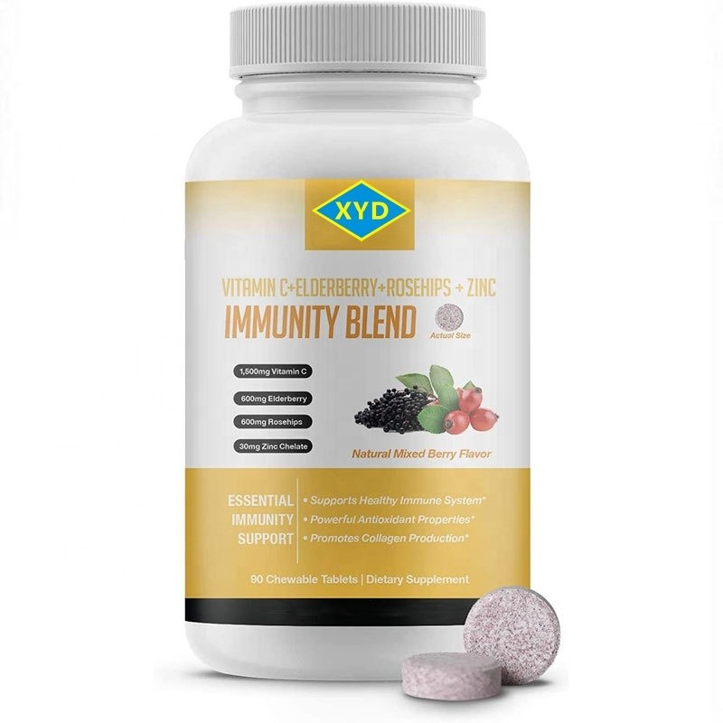 OEM Private Label Supplier High Content Vitamin C Tablets Chewable Whitening Skin Care Vitamin Supplement Vitamin C Tablets