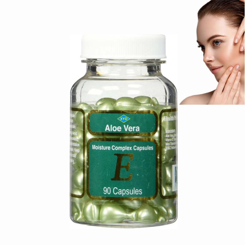 Wholesale Private Label Aloe Vera Oil Softgels Capsules for Skin Care Natural Aloe Plant Extraction