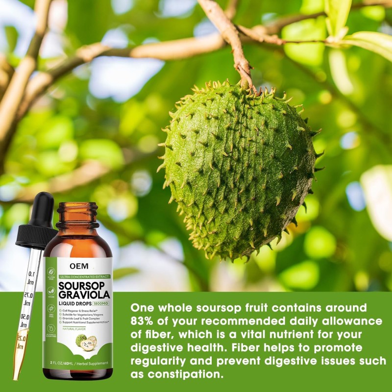 OEM Private Label Oral Liquid SOURSOP GRAVIOLA LIQUID DROP