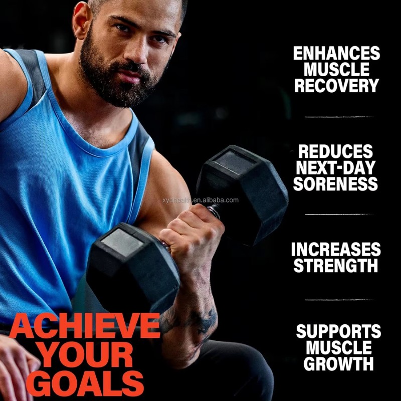 Factory  Customized Sugar Free 500mg Creatine Monohydrate Gummies for Muscle Strength and Energy Boost