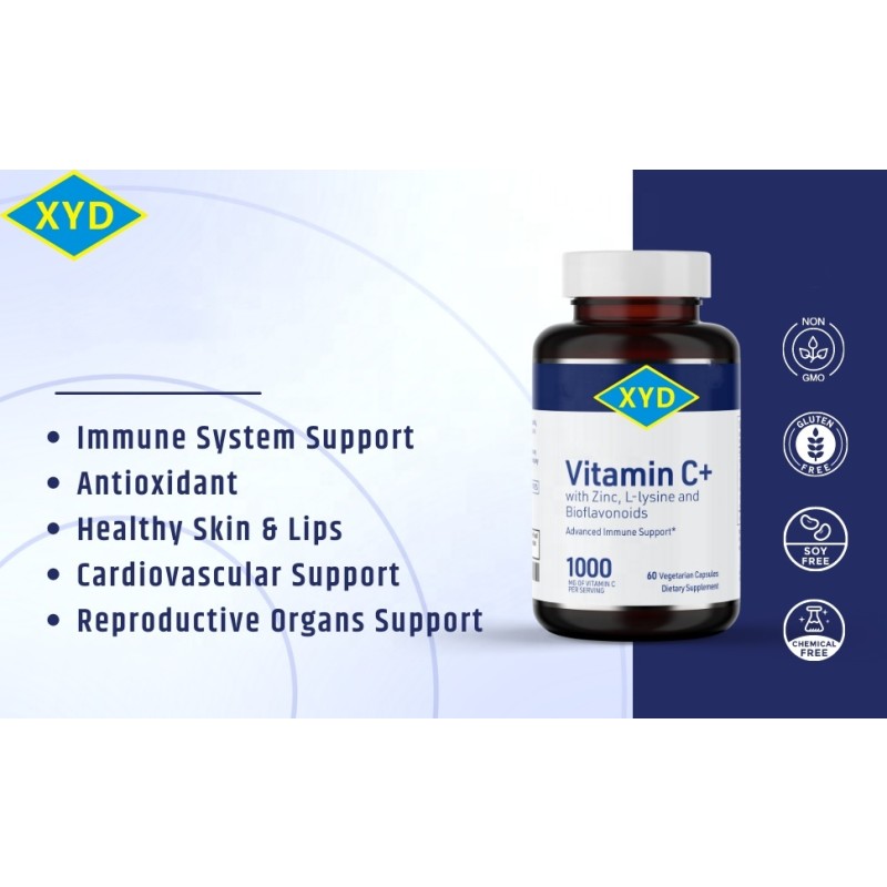 Private Label Hot Selling  Vitamin C Capsules Beauty Supplement Skin Whitening Skin Whiten Capsules